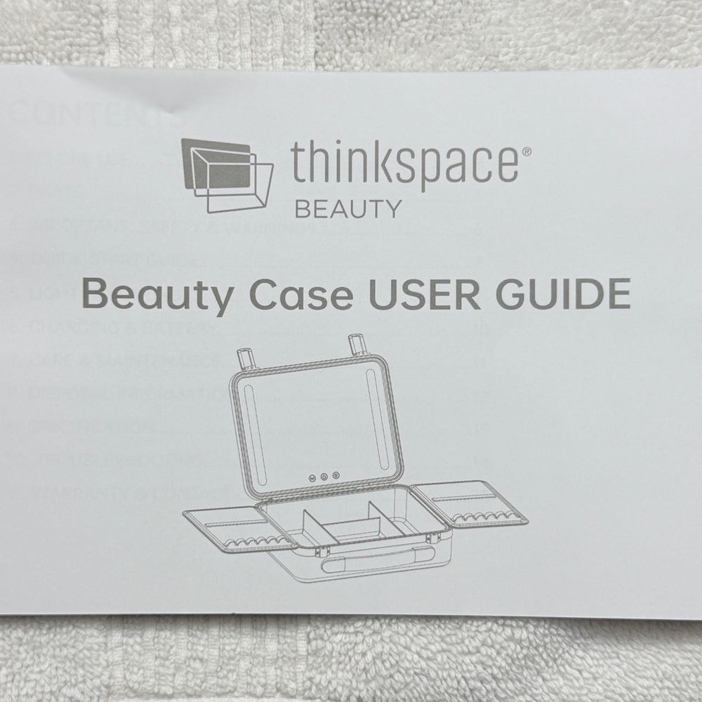 Thinkspace Beauty Case LED Mirror (like new; no box) - Picture 5 of 6